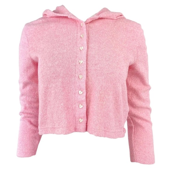 Love Shack Fancy Terry Shorts and Hoodie set (Small Top, Medium Bottom) - Picture 3 of 10